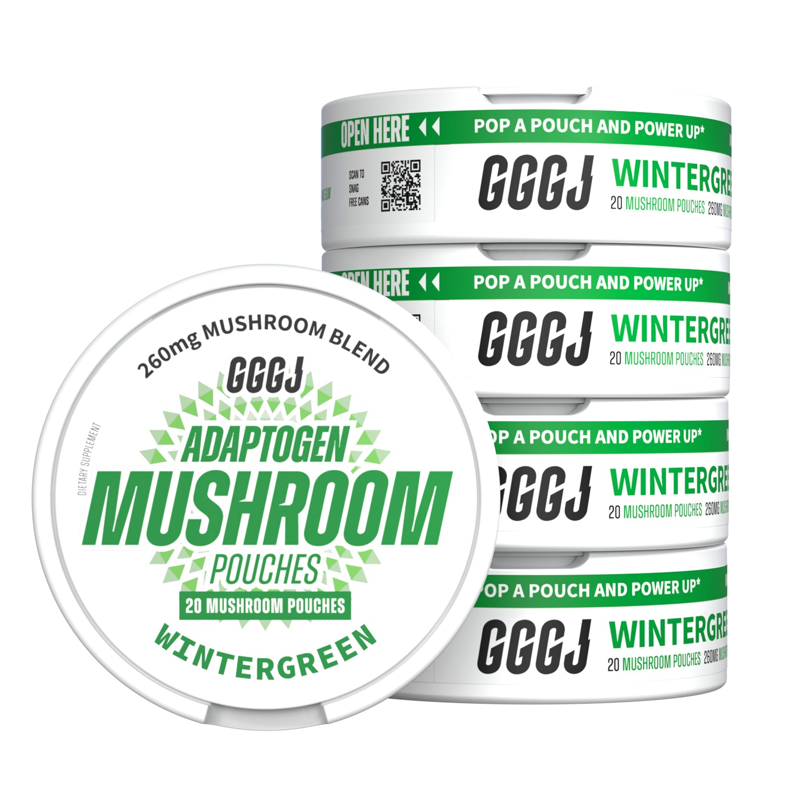 GGGJ Mushroom Pouches Wintergreen