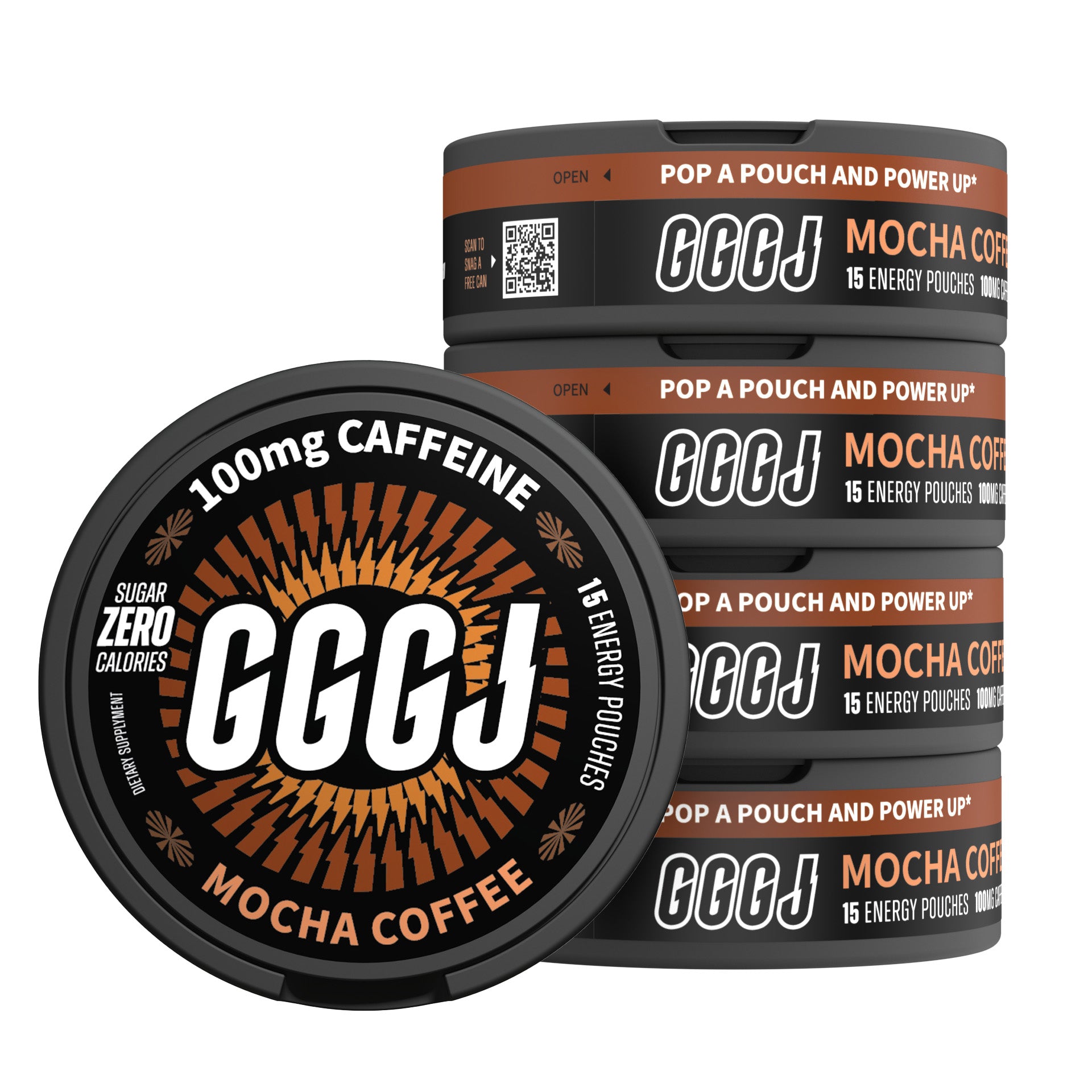 GGGJ Energy and Caffeine Pouches in 5-can packs, plant-based nootropic pouches with
natural caffeine and Rhodiola, recommended by Joe Rogan and specialists as the best caffeine
pouches for students, sports, video games, and long-term driving, to keep clarity, maintain focus
and boost performance. GGGJ Pouches is now available with 10% discounts.