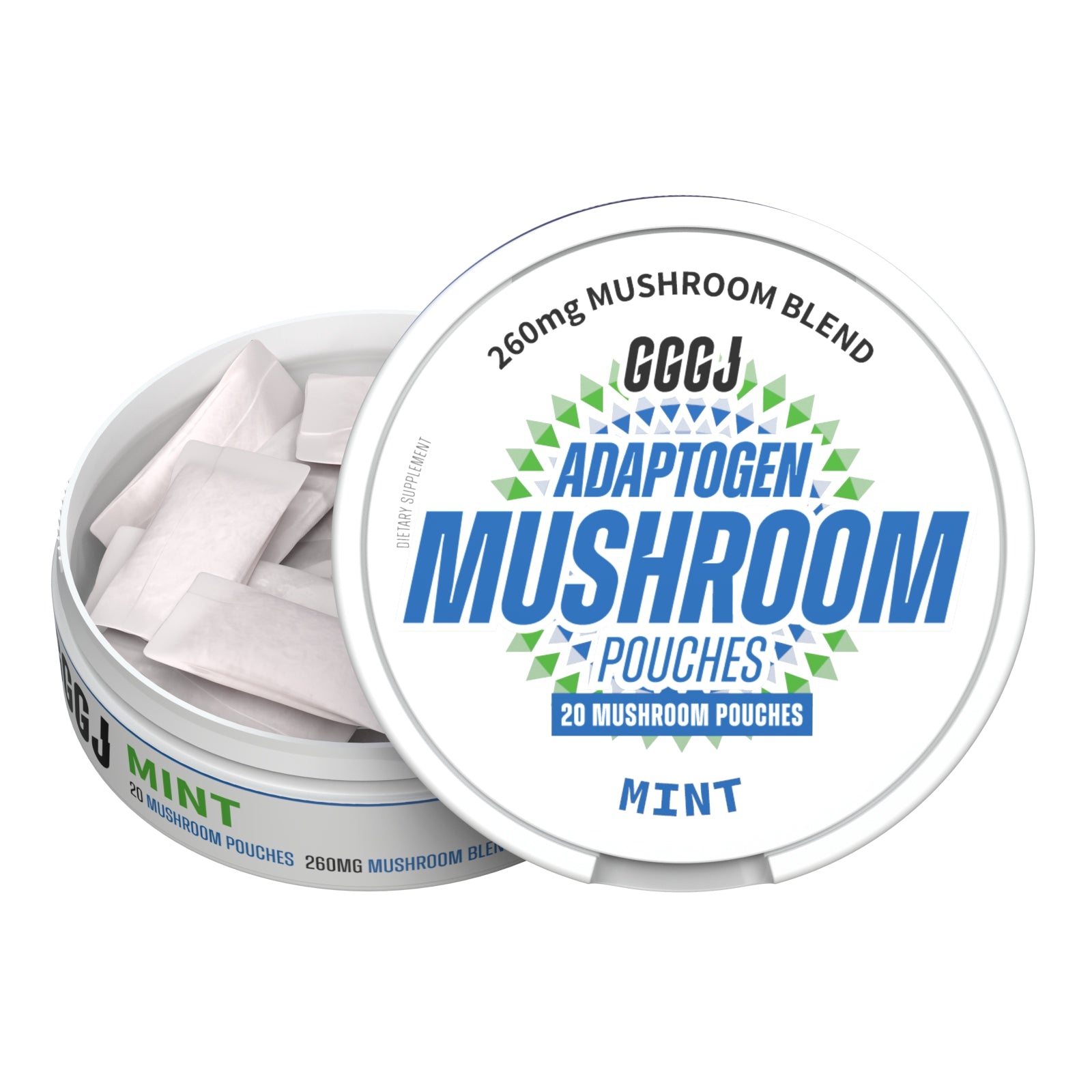 GGGJ Mushroom Pouches · Mint