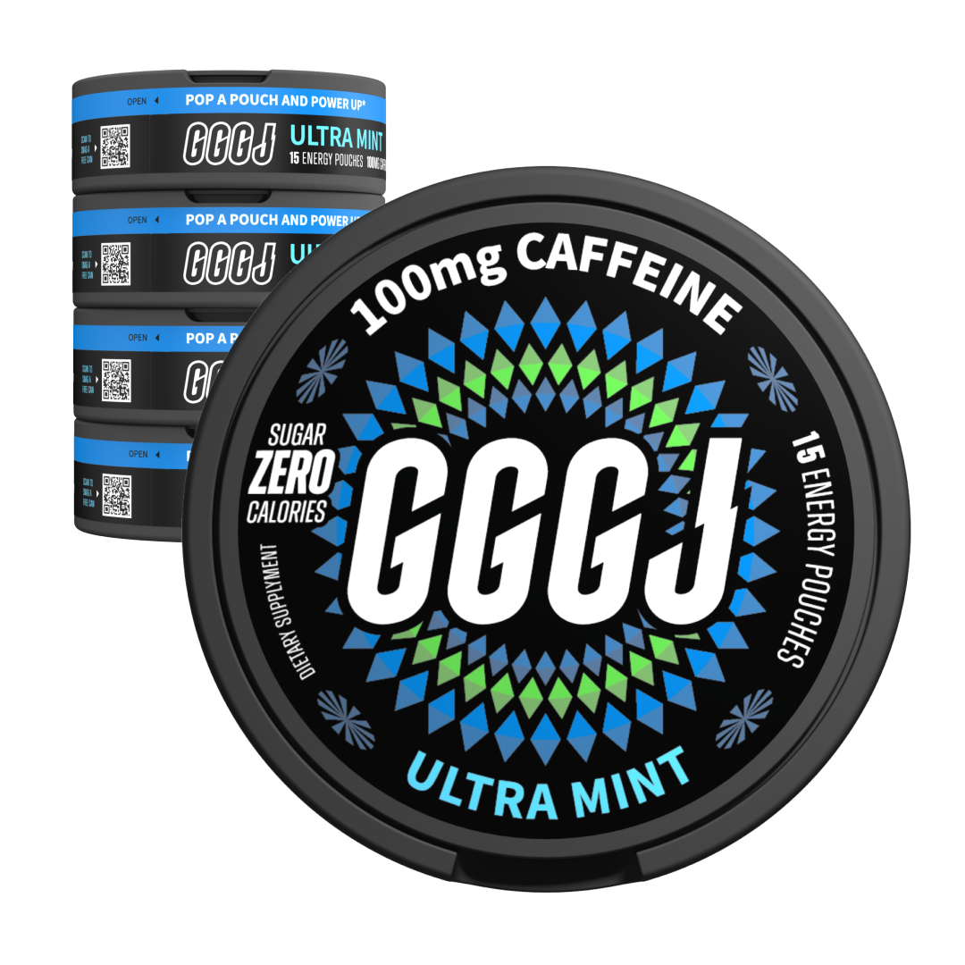 GGGJ Energy Pouches ULTRA MINT - 5 Pack