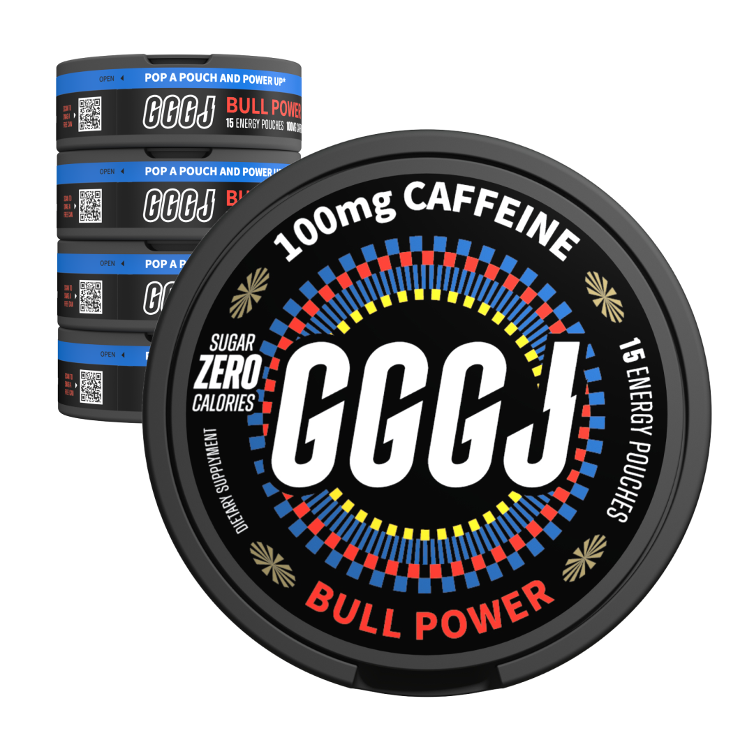 GGGJ Energy Pouches BULL POWER - 5 Pack
