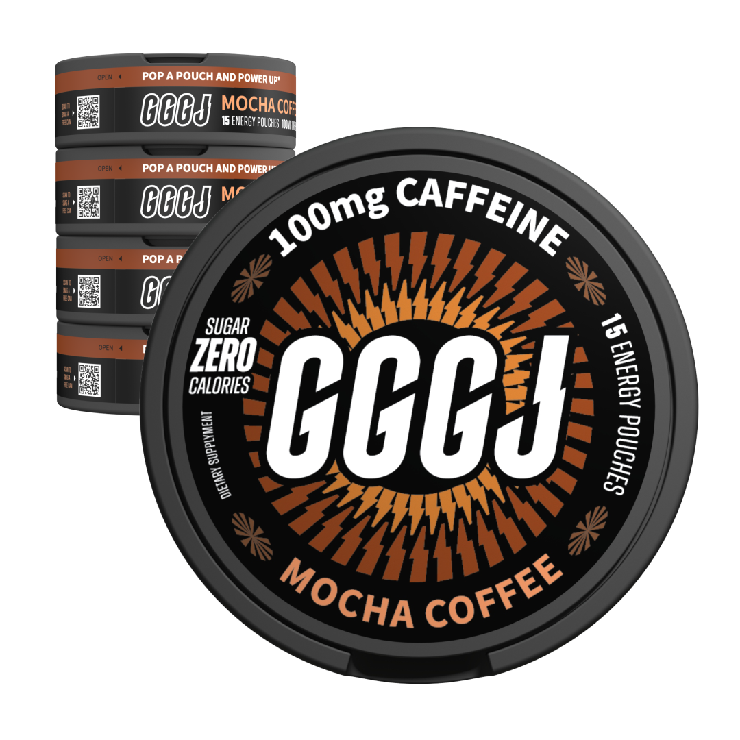 GGGJ Energy Pouches MOCHA COFFEE - 5 Pack