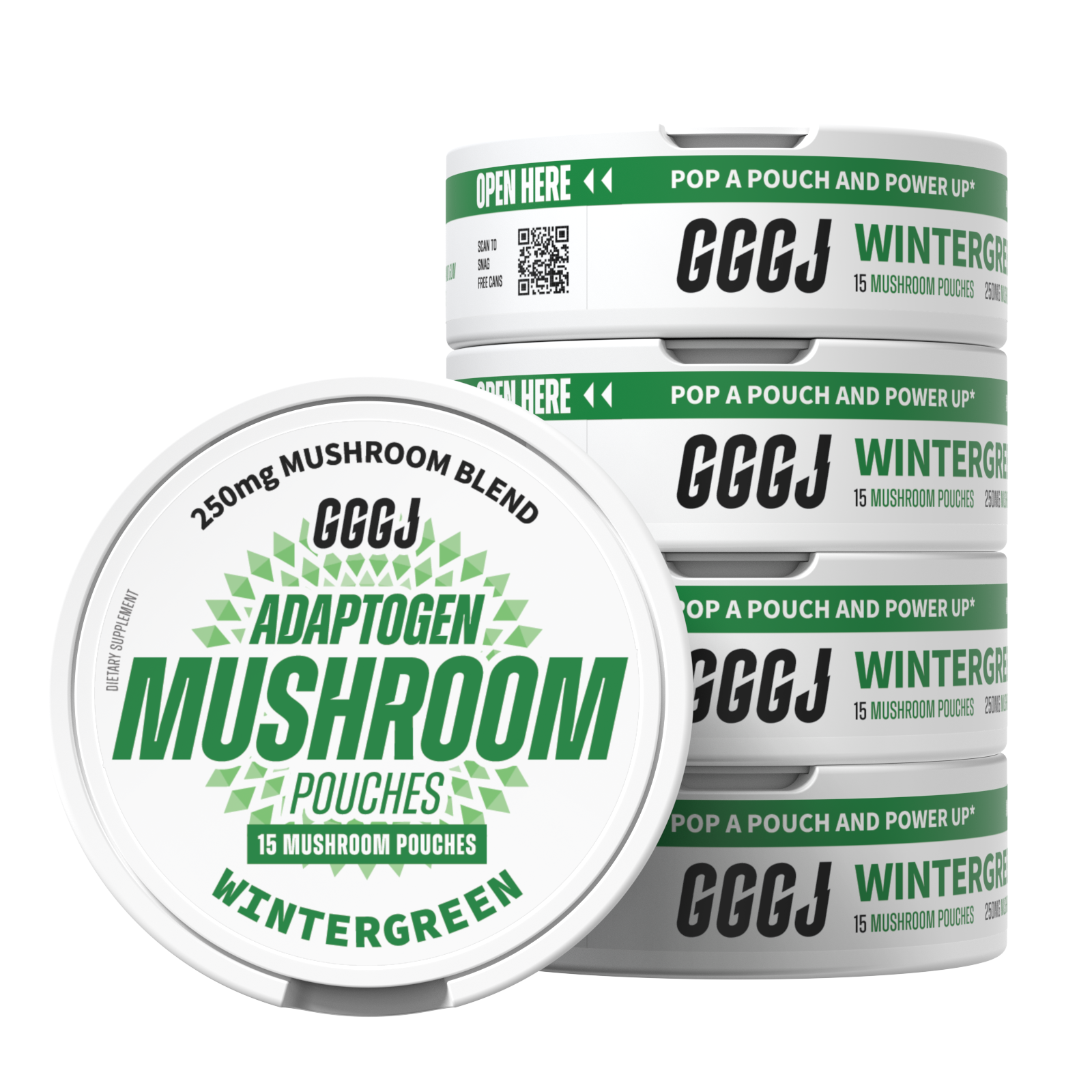 GGGJ Mushroom Pouches Wintergreen