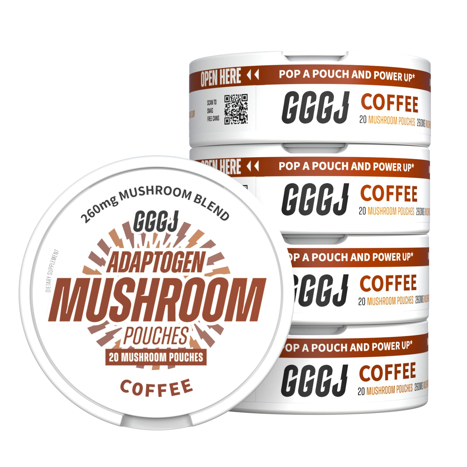 GGGJ Mushroom Pouches Coffee