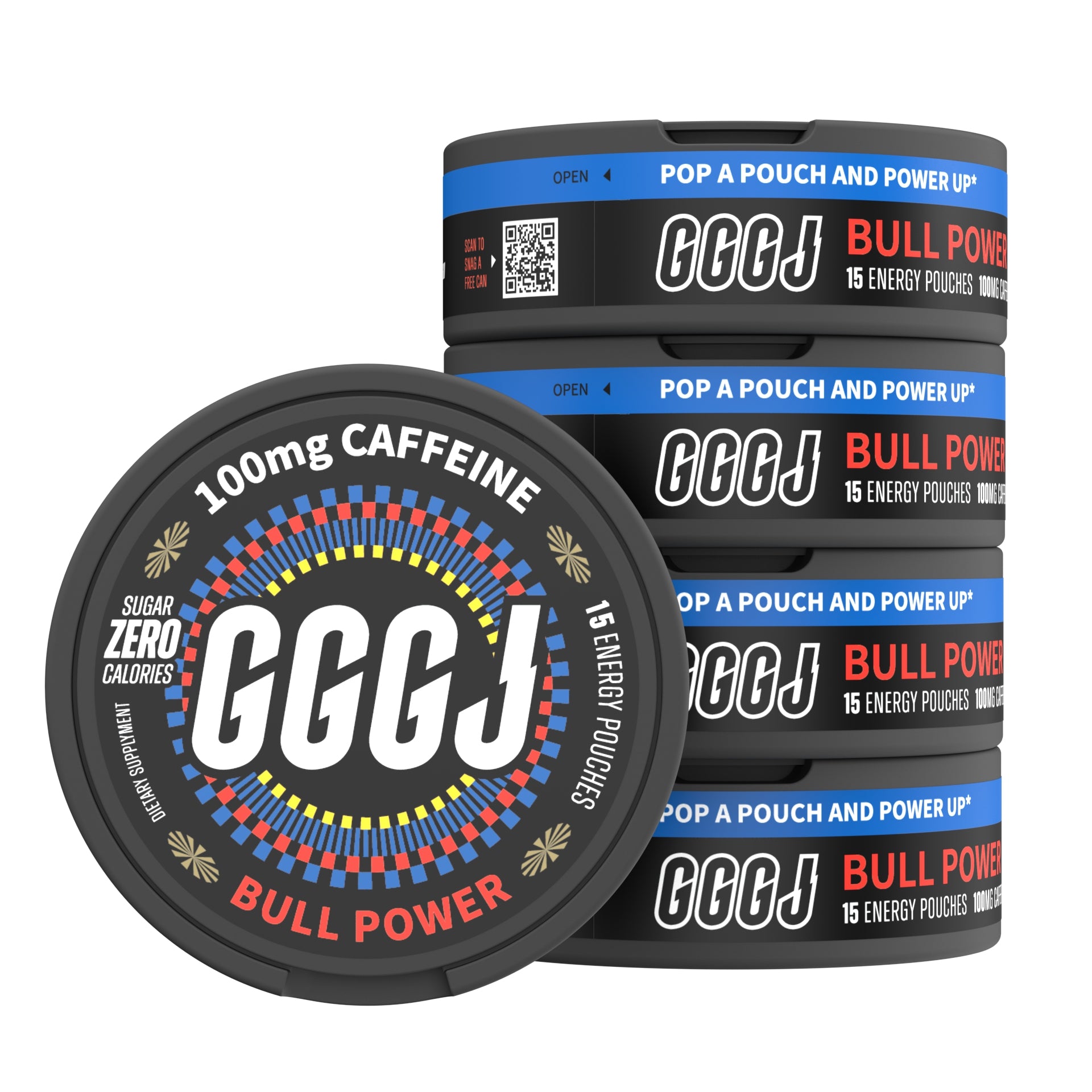 GGGJ Energy Pouches - BULL POWER