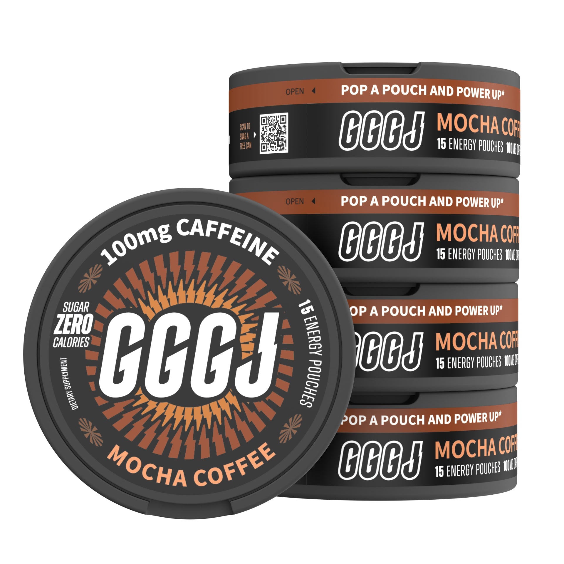 GGGJ Energy Pouches - MOCHA COFFEE