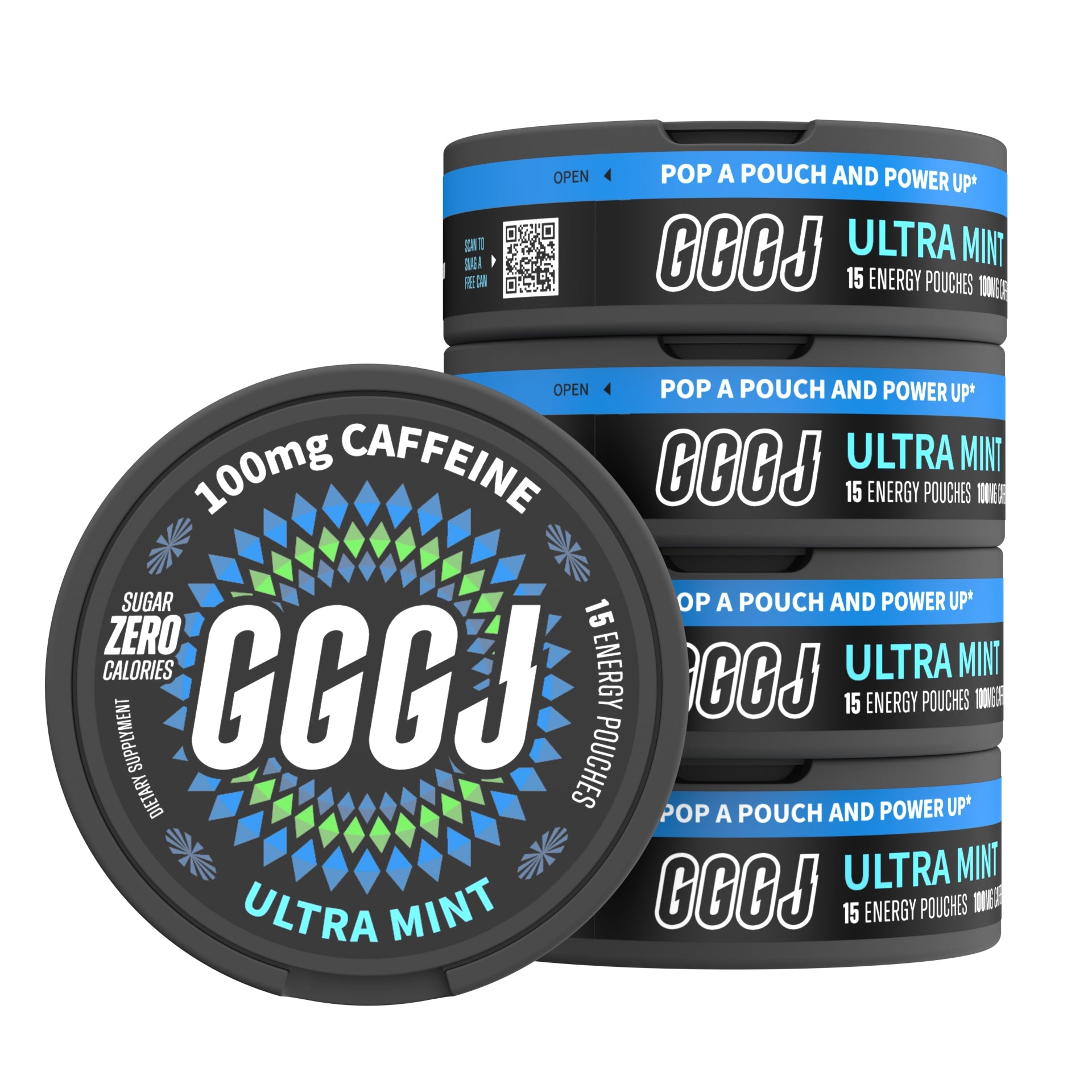 GGGJ Energy Pouches - ULTRA MINT