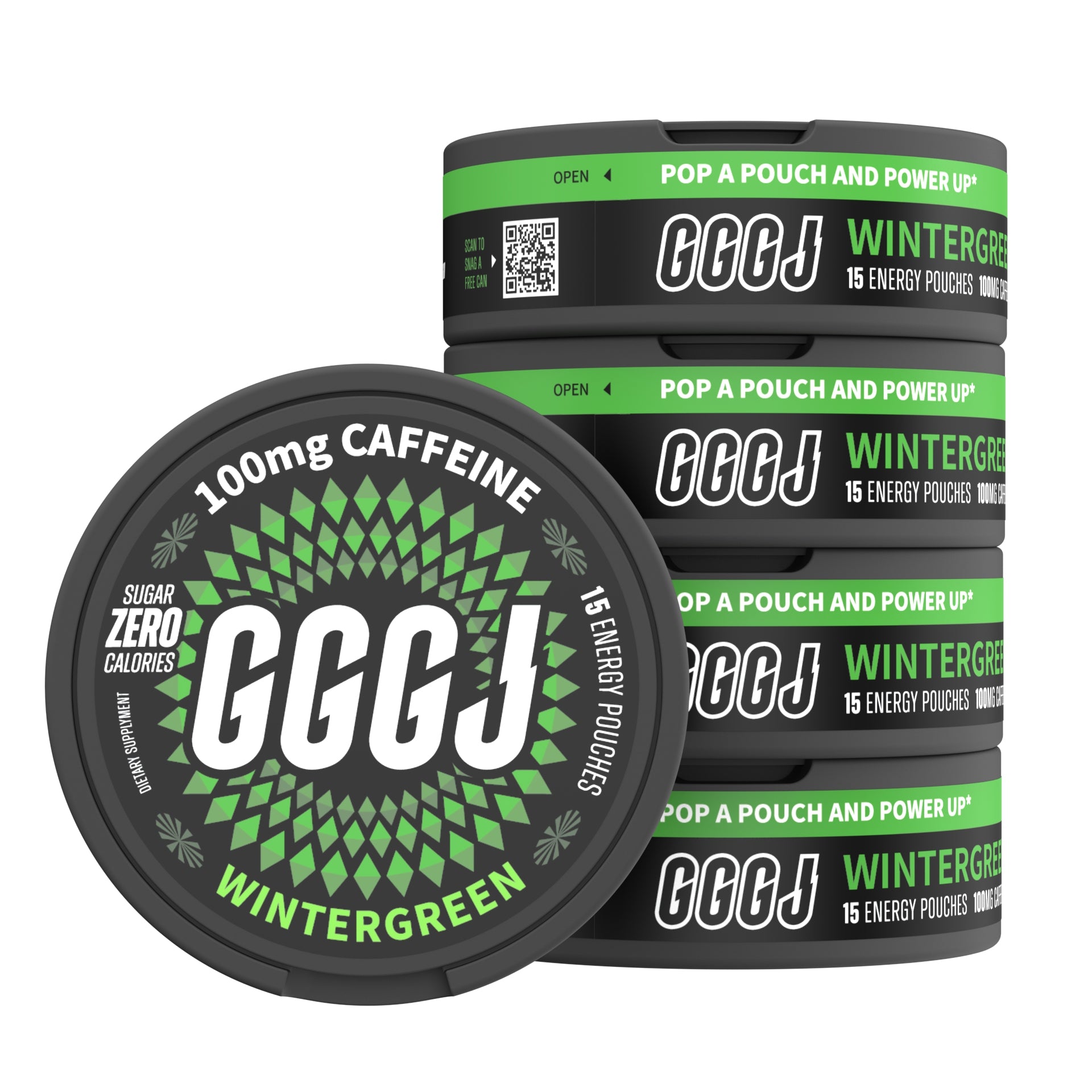 GGGJ Energy Pouches - WINTERGREEN