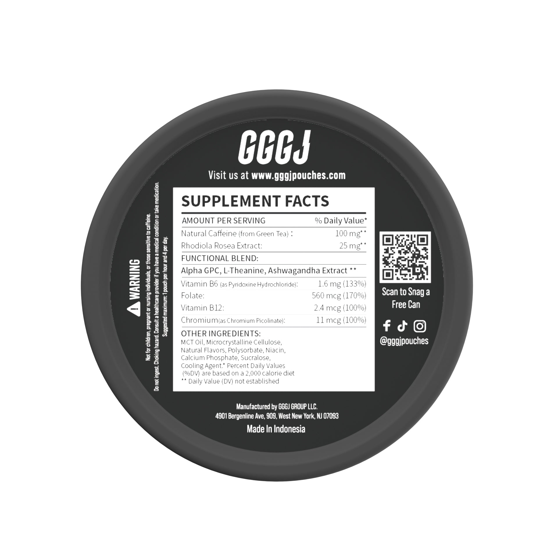 GGGJ Energy Pouches - BULL POWER