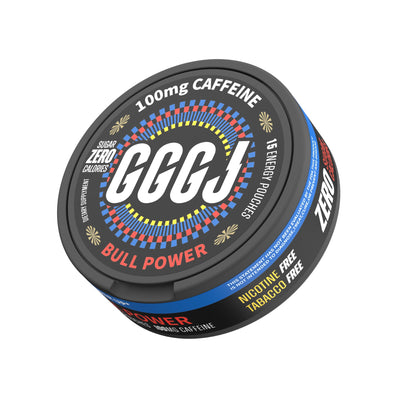 GGGJ Energy and Caffeine Pouches in 5-can packs, plant-based nootropic pouches with 
natural caffeine and Rhodiola, recommended by Joe Rogan and specialists as the best caffeine 
pouches for students, sports, video games, and long-term driving, to keep clarity, maintain focus 
and boost performance. GGGJ Pouches is now available with 10% discounts.