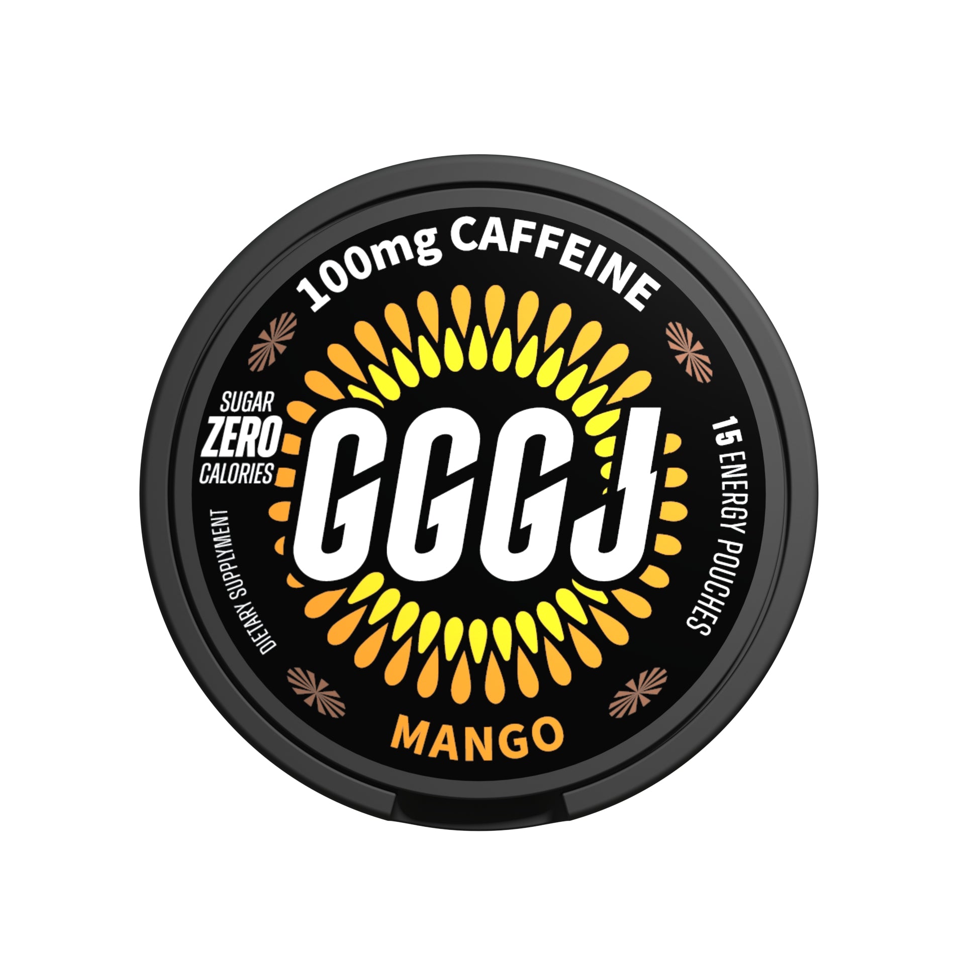 GGGJ Energy and Caffeine Pouches in 5-can packs, plant-based nootropic pouches with 
natural caffeine and Rhodiola, recommended by Joe Rogan and specialists as the best caffeine 
pouches for students, sports, video games, and long-term driving, to keep clarity, maintain focus 
and boost performance. GGGJ Pouches is now available with 10% discounts.