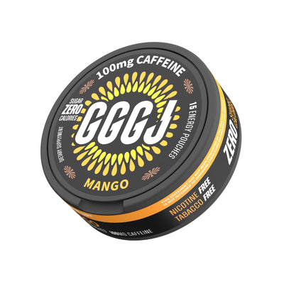 GGGJ Energy and Caffeine Pouches in 5-can packs, plant-based nootropic pouches with 
natural caffeine and Rhodiola, recommended by Joe Rogan and specialists as the best caffeine 
pouches for students, sports, video games, and long-term driving, to keep clarity, maintain focus 
and boost performance. GGGJ Pouches is now available with 10% discounts.