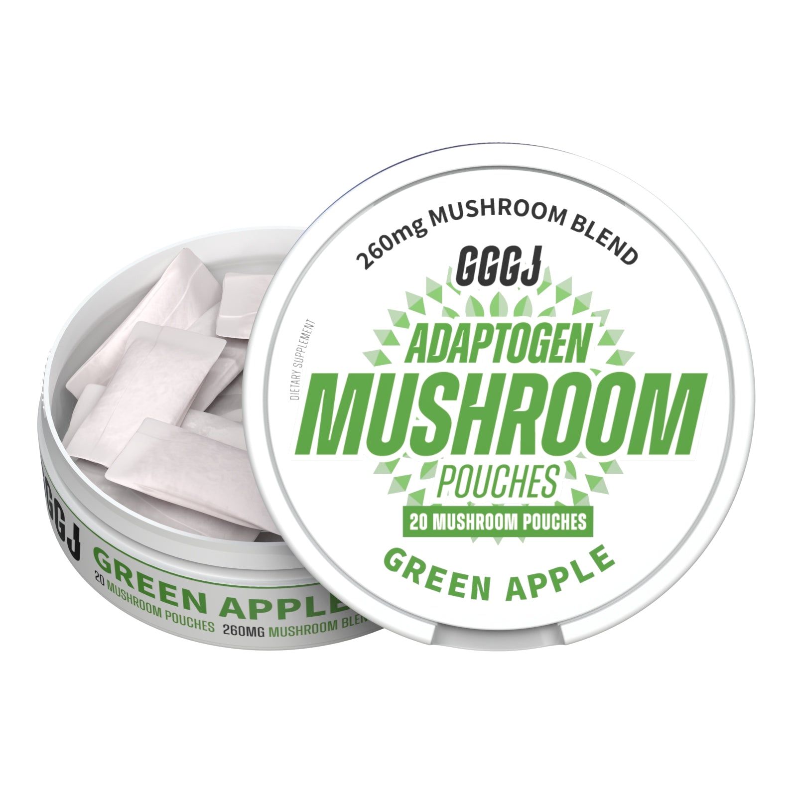 GGGJ Mushroom Pouches · Green Apple