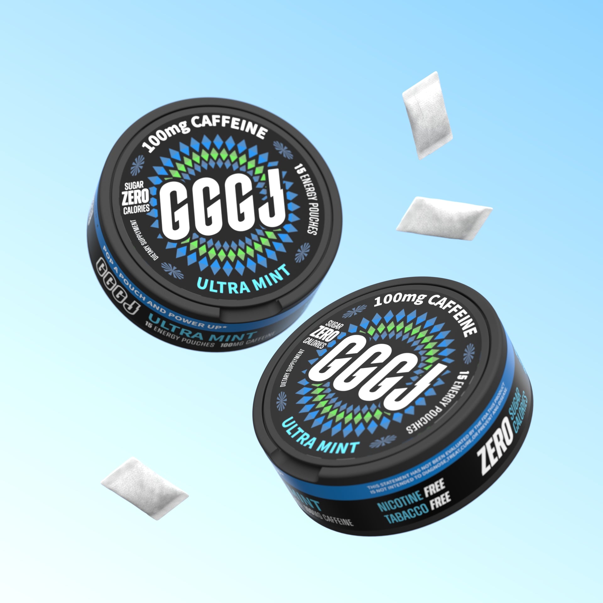 GGGJ Energy Pouches - ULTRA MINT