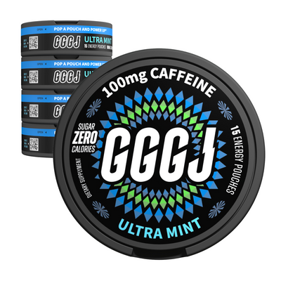 GGGJ Energy Pouches ULTRA MINT - 5 Pack