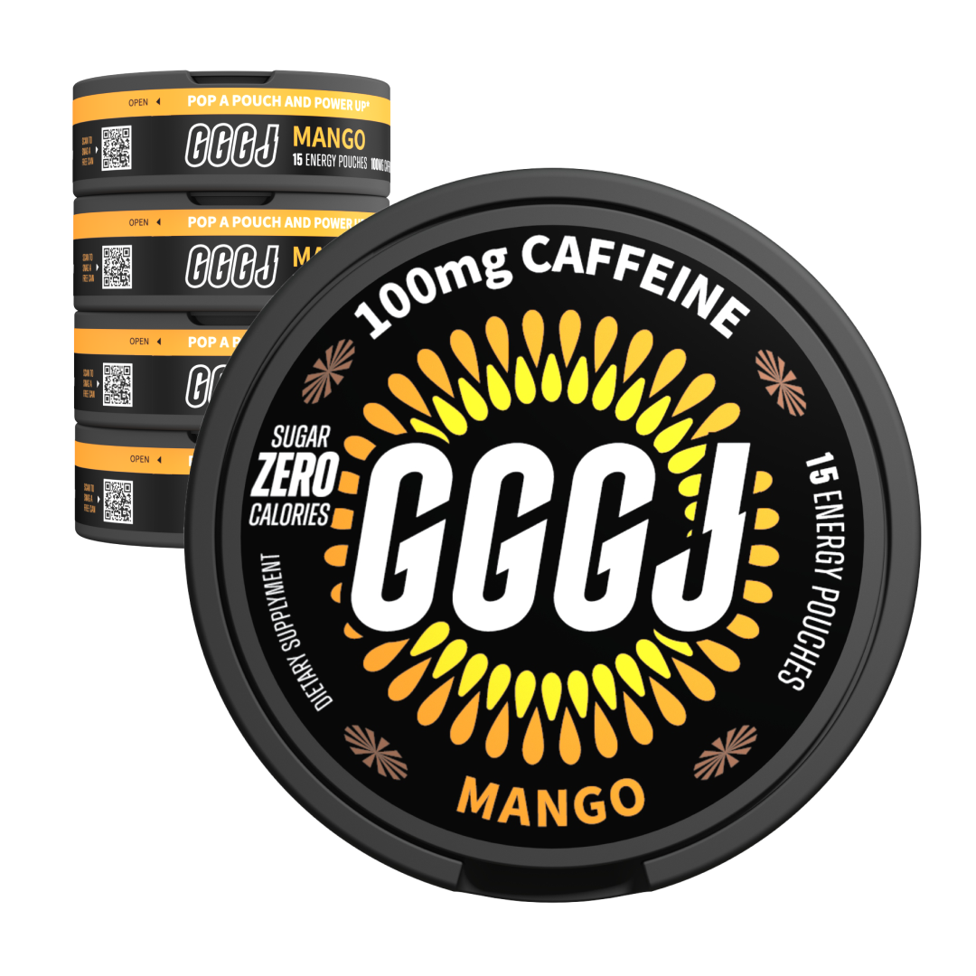 GGGJ Energy Pouches MANGO - 5 Pack