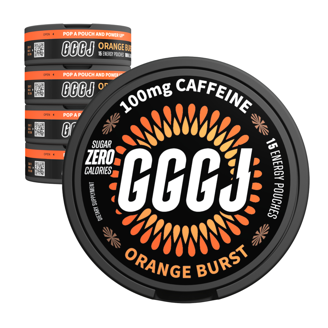 GGGJ Energy Pouches ORANGE BURST - 5 Pack