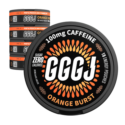 GGGJ Energy Pouches ORANGE BURST - 5 Pack