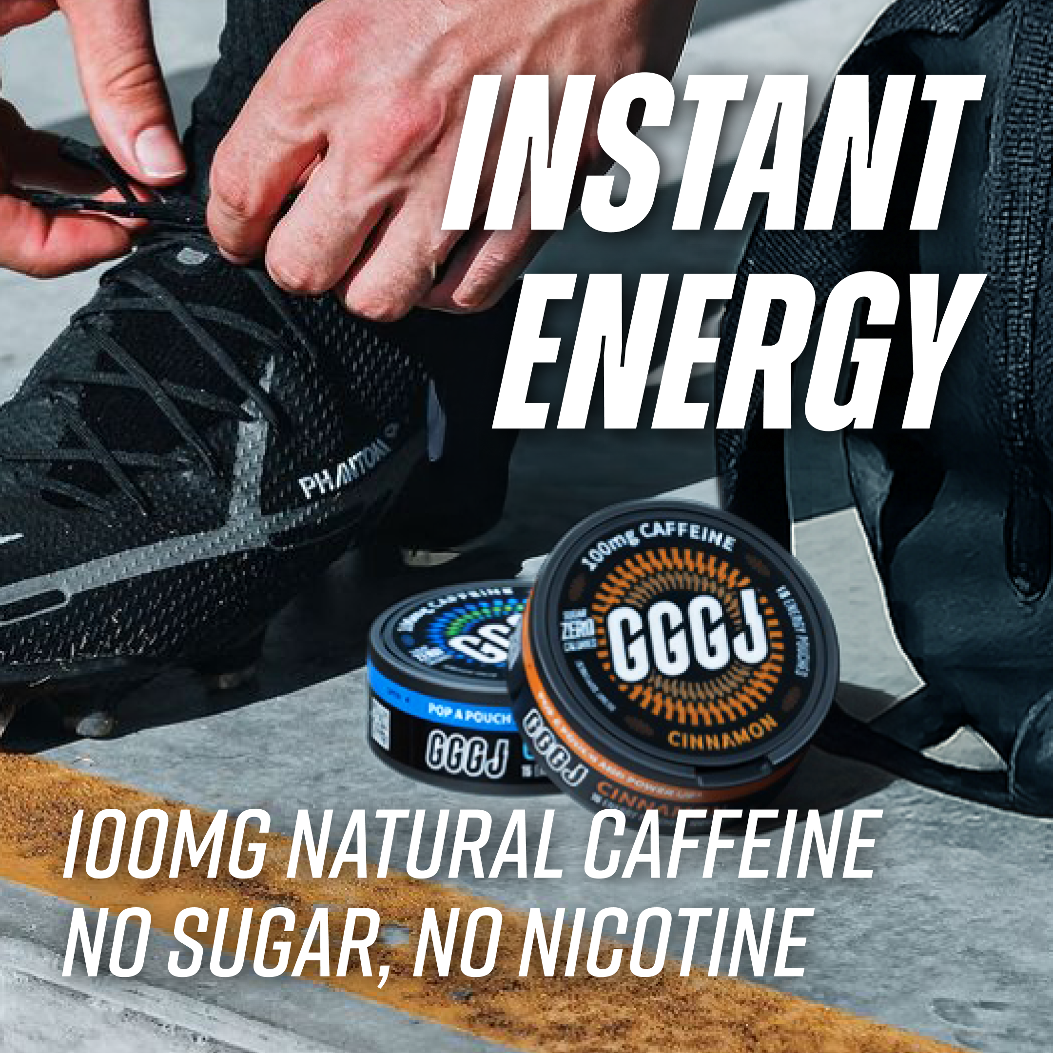 GGGJ Energy Pouches CINNAMON - 5 Pack