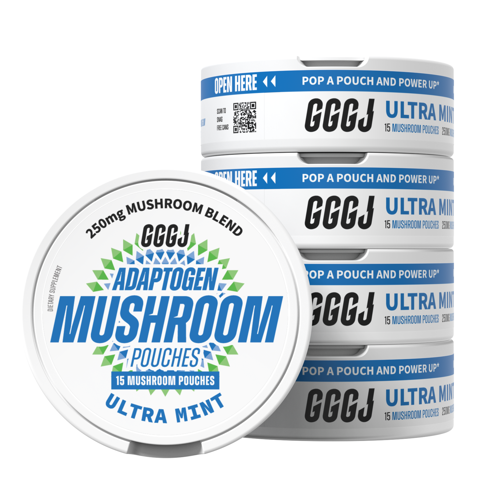 GGGJ Mushroom Pouches Mint