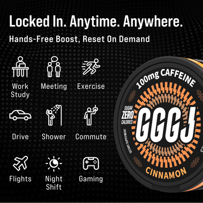 GGGJ Energy Pouches CINNAMON - 5 Pack