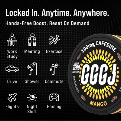 GGGJ Energy Pouches MANGO - 5 Pack