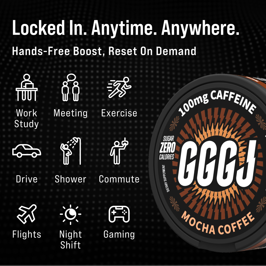 GGGJ Energy Pouches MOCHA COFFEE - 5 Pack