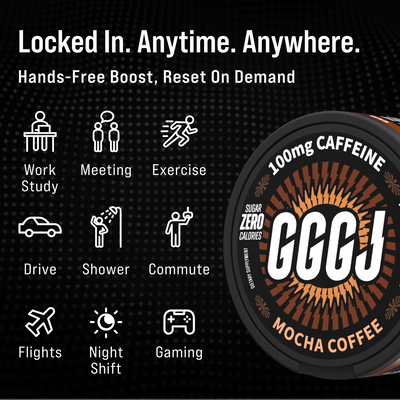 GGGJ Energy Pouches MOCHA COFFEE - 5 Pack