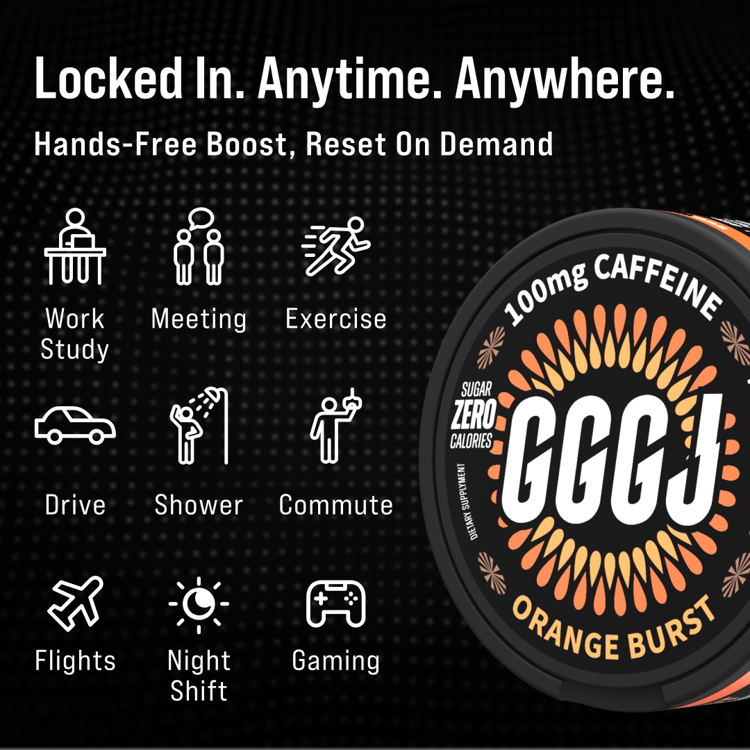 GGGJ Energy Pouches ORANGE BURST - 5 Pack