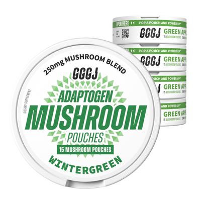 GGGJ Mushroom Pouches Wintergreen - 5 Pack